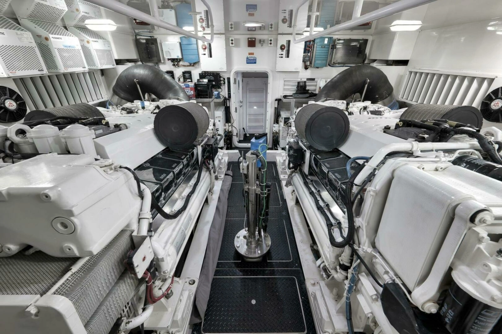 2011 Viking 76 Enclosed Bridge- TEUSEAS- Engine Room