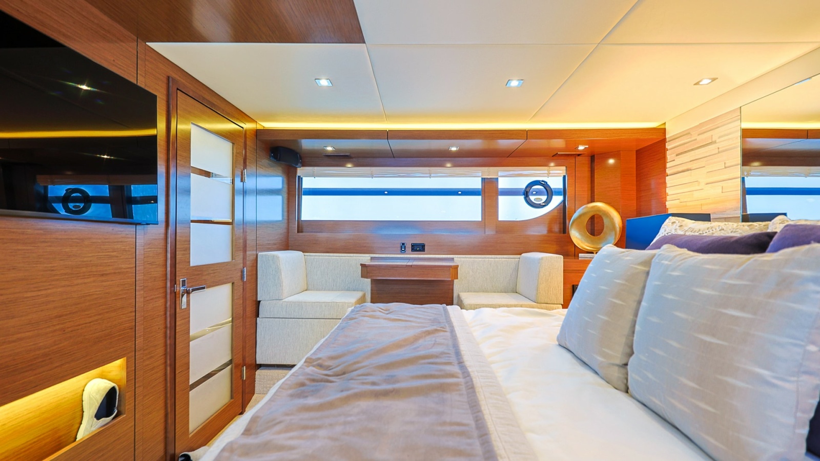 Master Stateroom with Panoramic View