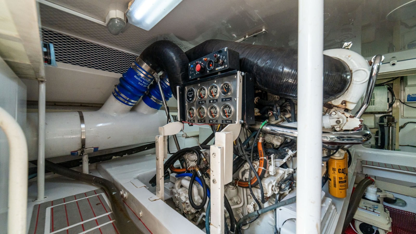 2001 Viking 61 Convertible- Caliente- Engine Room