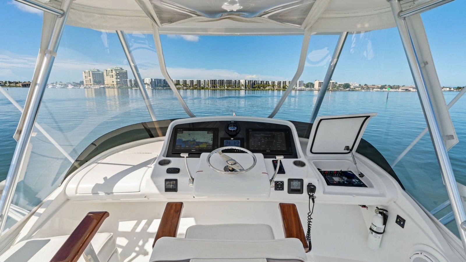 Flybridge Helm Station View