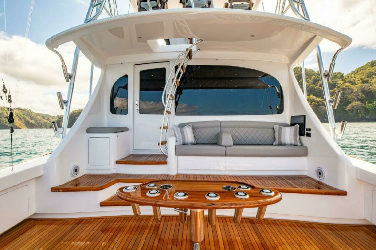 Aft Deck with Seating and Table