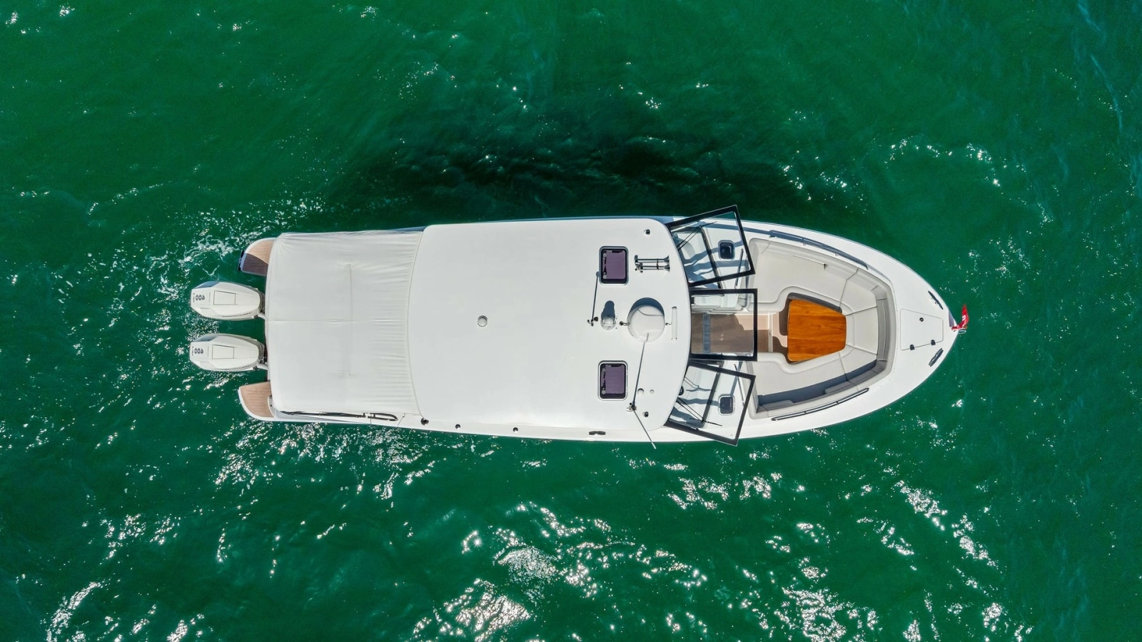 Aerial View of Deck and Bow