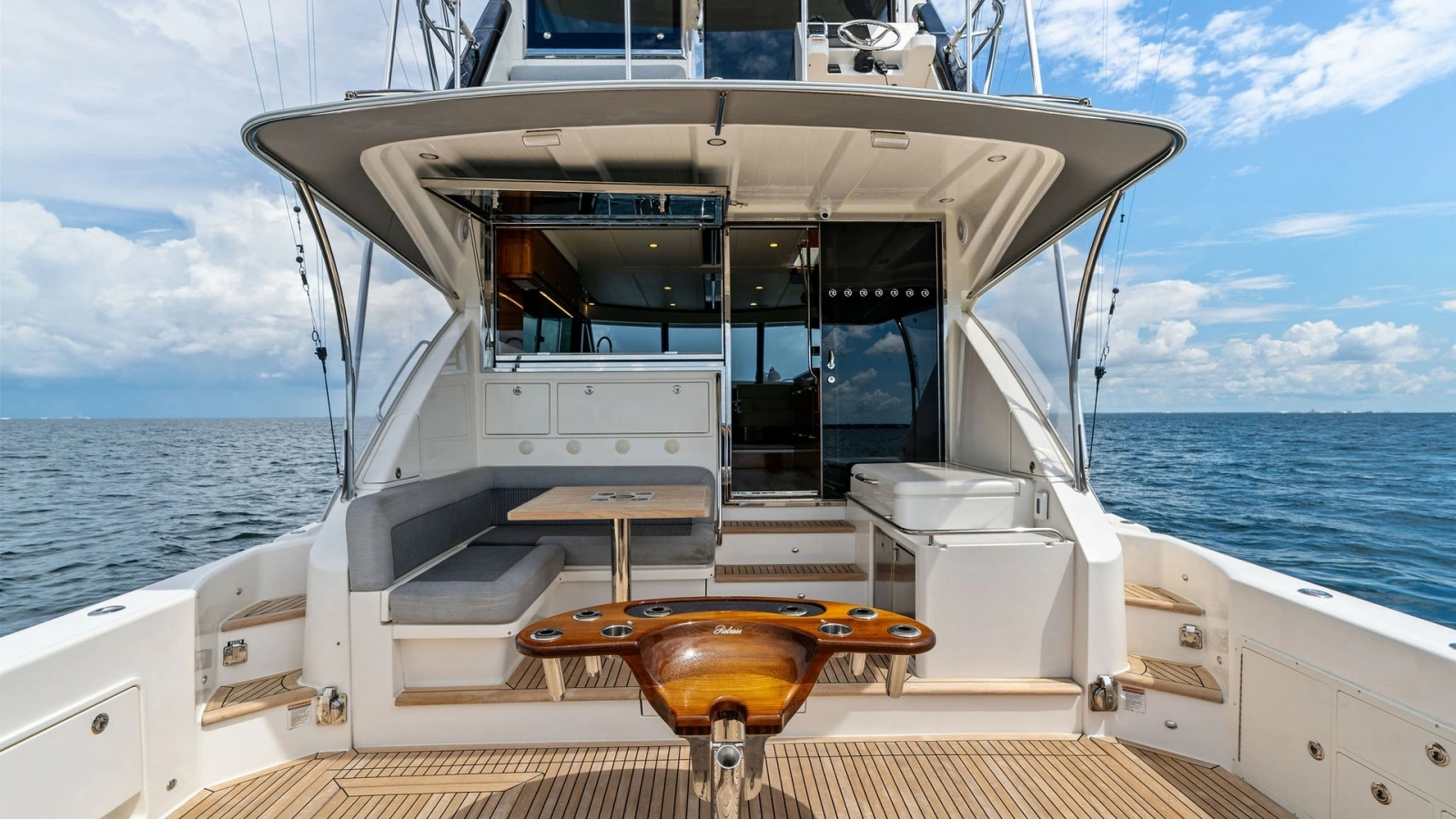 Spacious Aft Deck with Seating