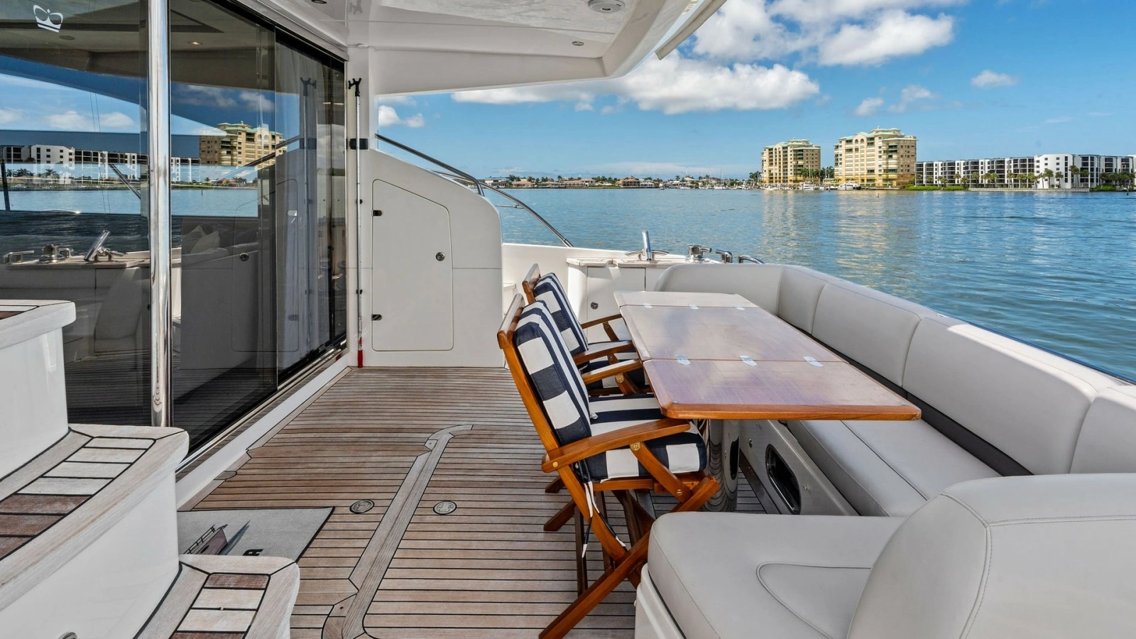 Spacious Aft Deck with Seating Area