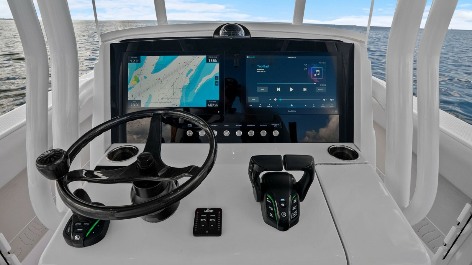Helm Station with Dual Displays