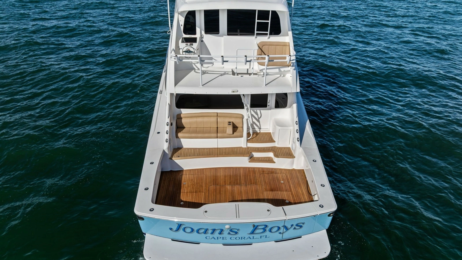 Aft Deck and Enclosed Bridge View
