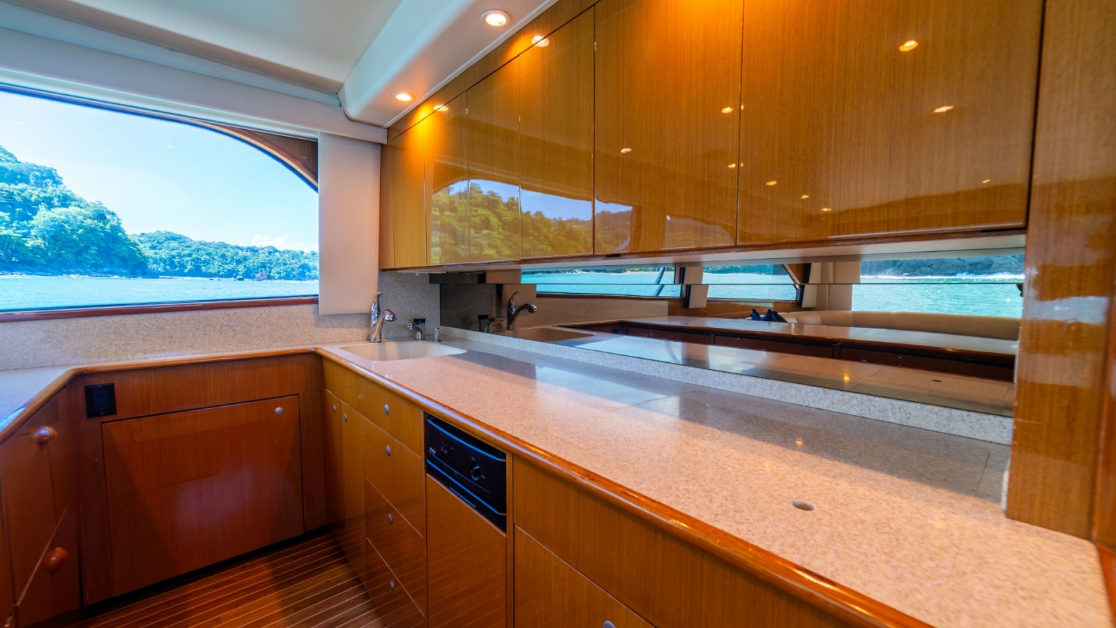 2001 Viking 61 Convertible- Caliente- Galley