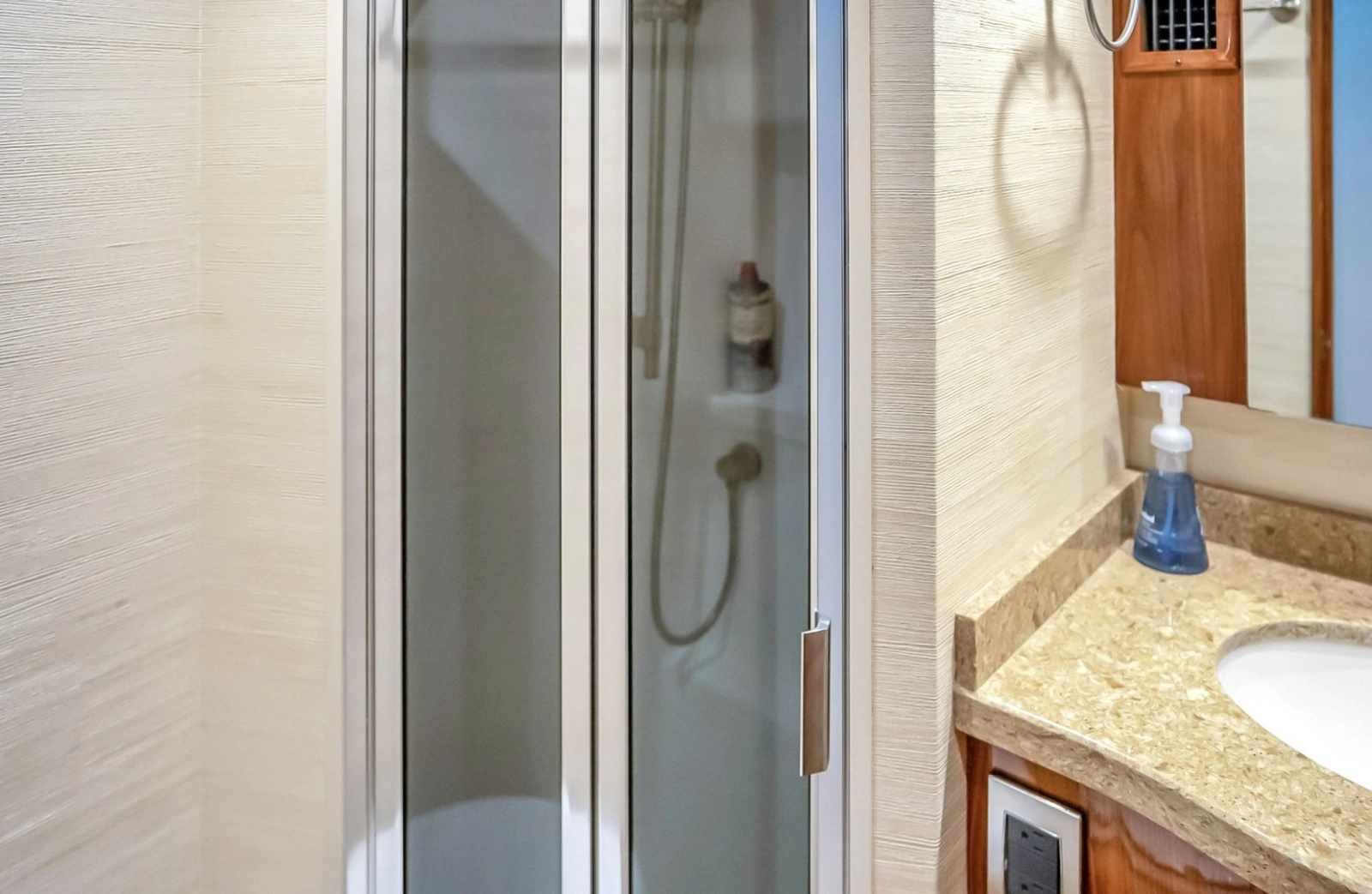 2021 Viking 48 Convertible- MISS TAMMY- Forward Stateroom Head