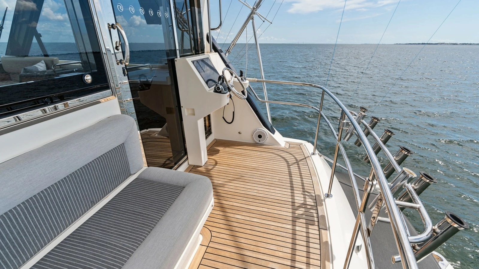 Aft Deck with Helm Station