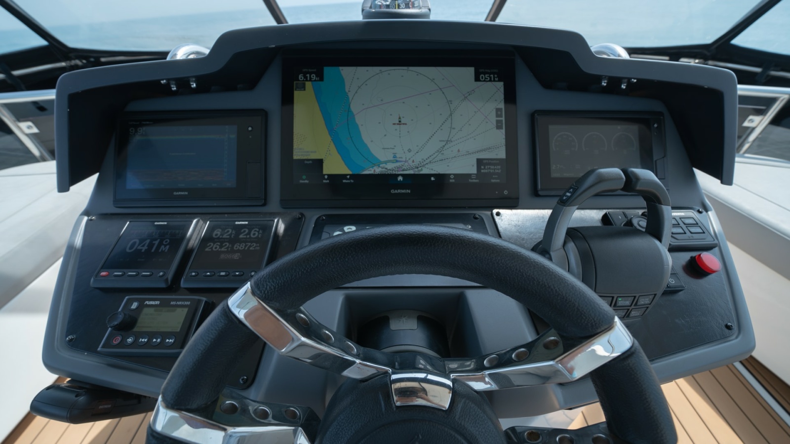 Helm Station with Navigation Display