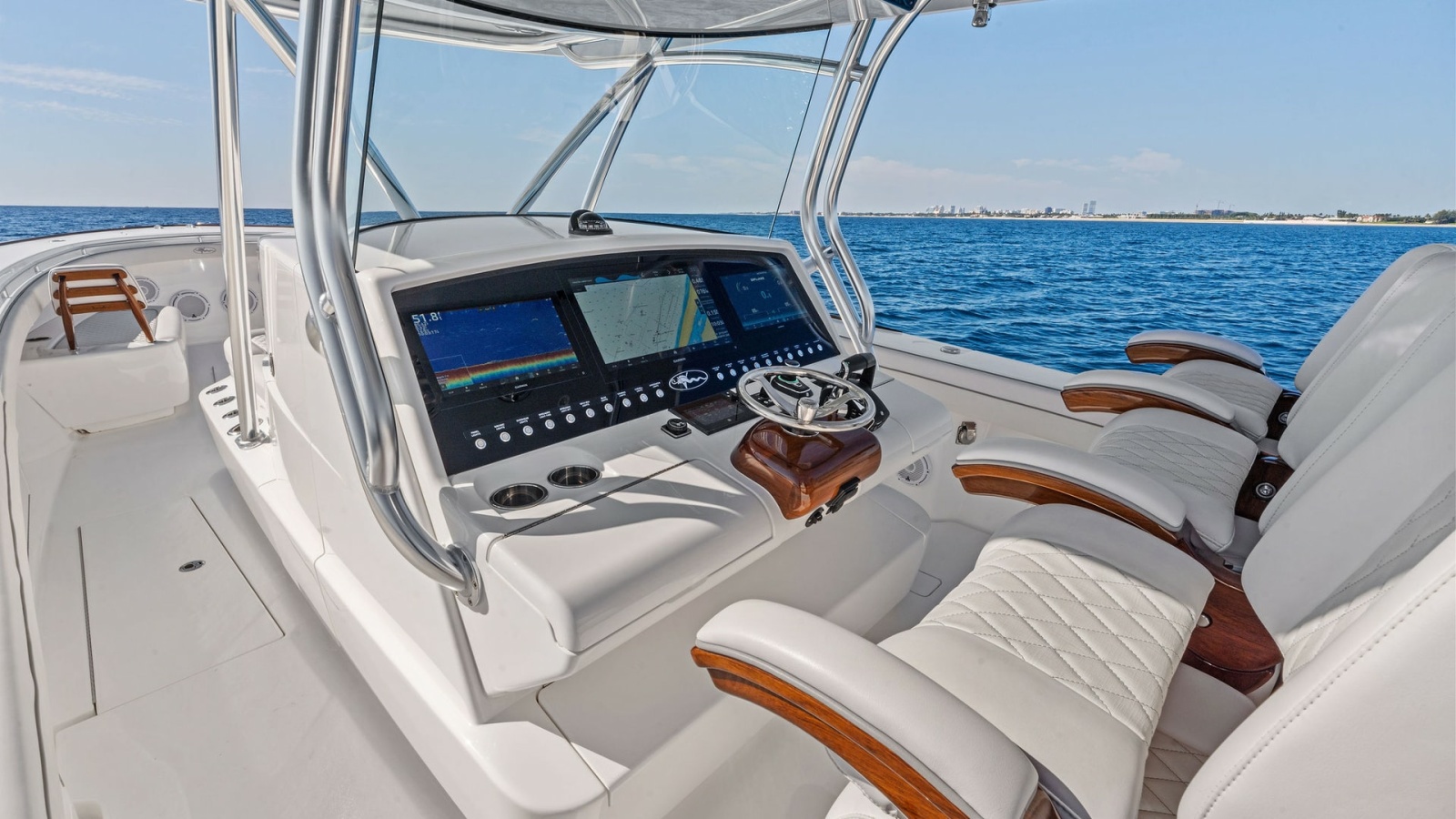 Helm Station with Seating