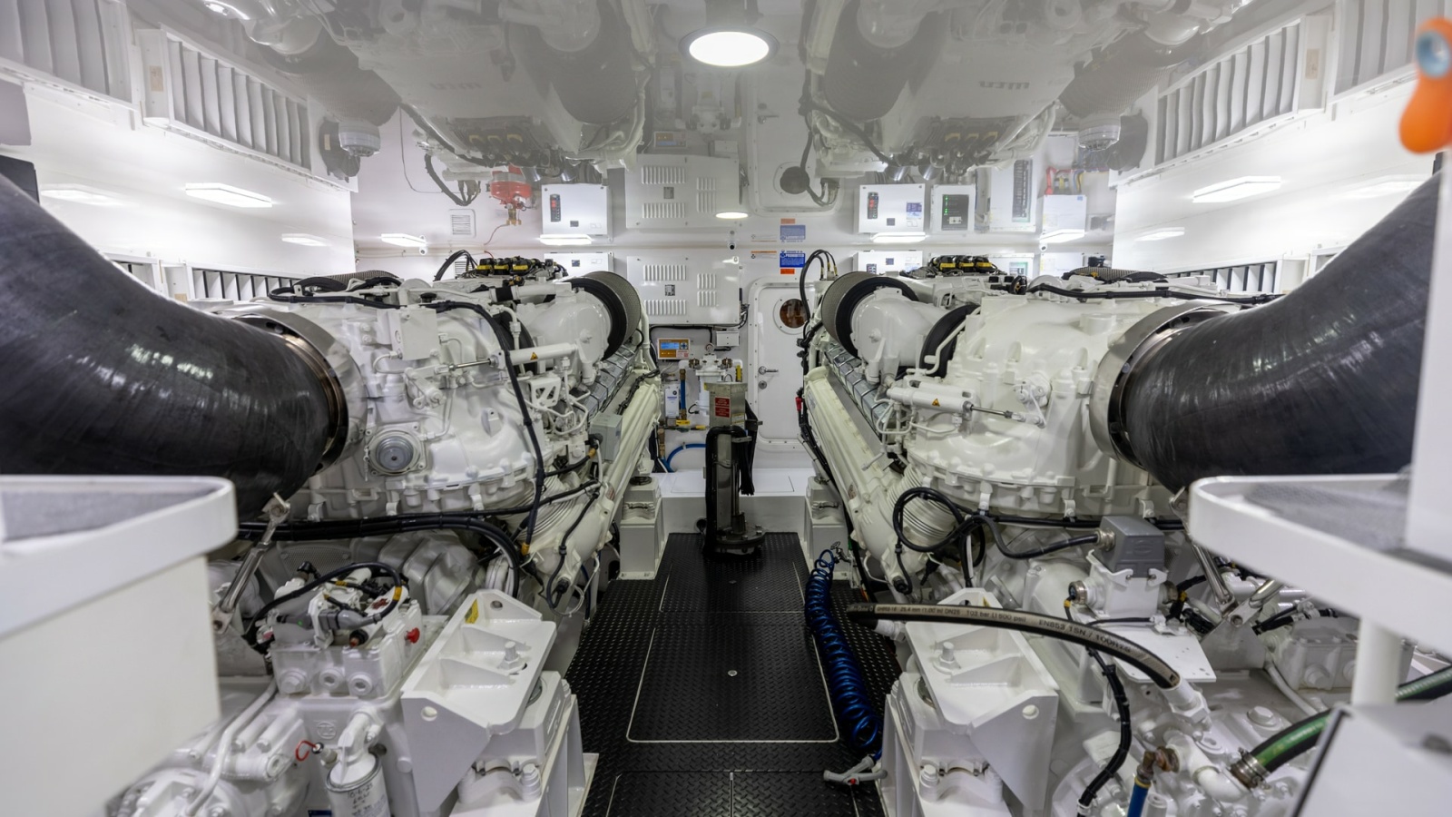 Engine Room with Twin Engines