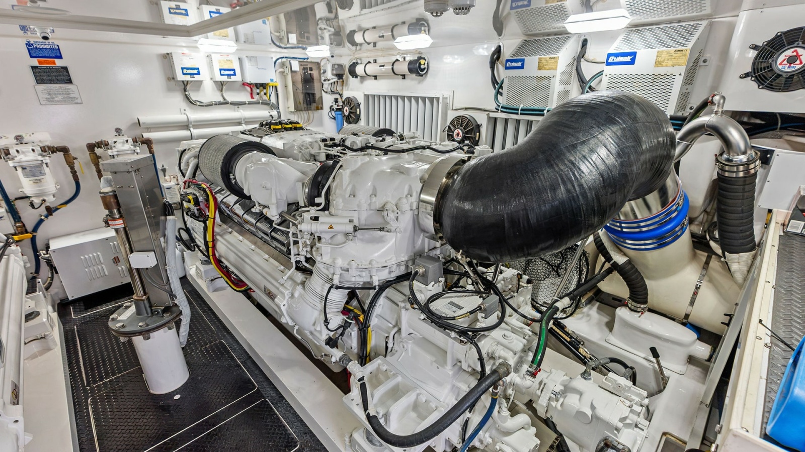 Engine Room with Twin Engines
