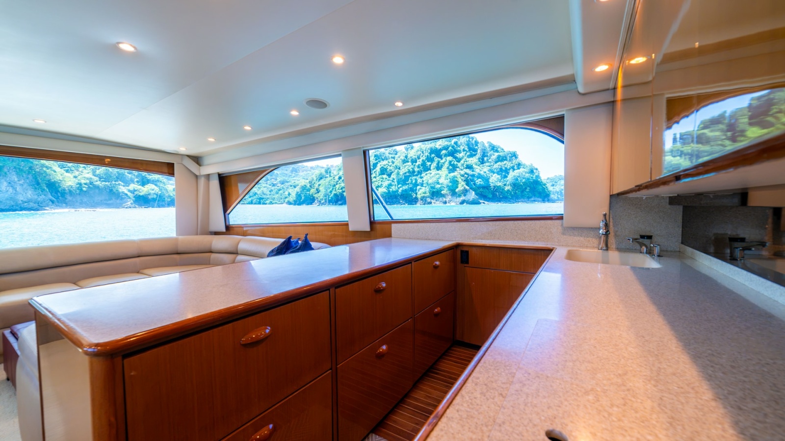 2001 Viking 61 Convertible- Caliente- Galley
