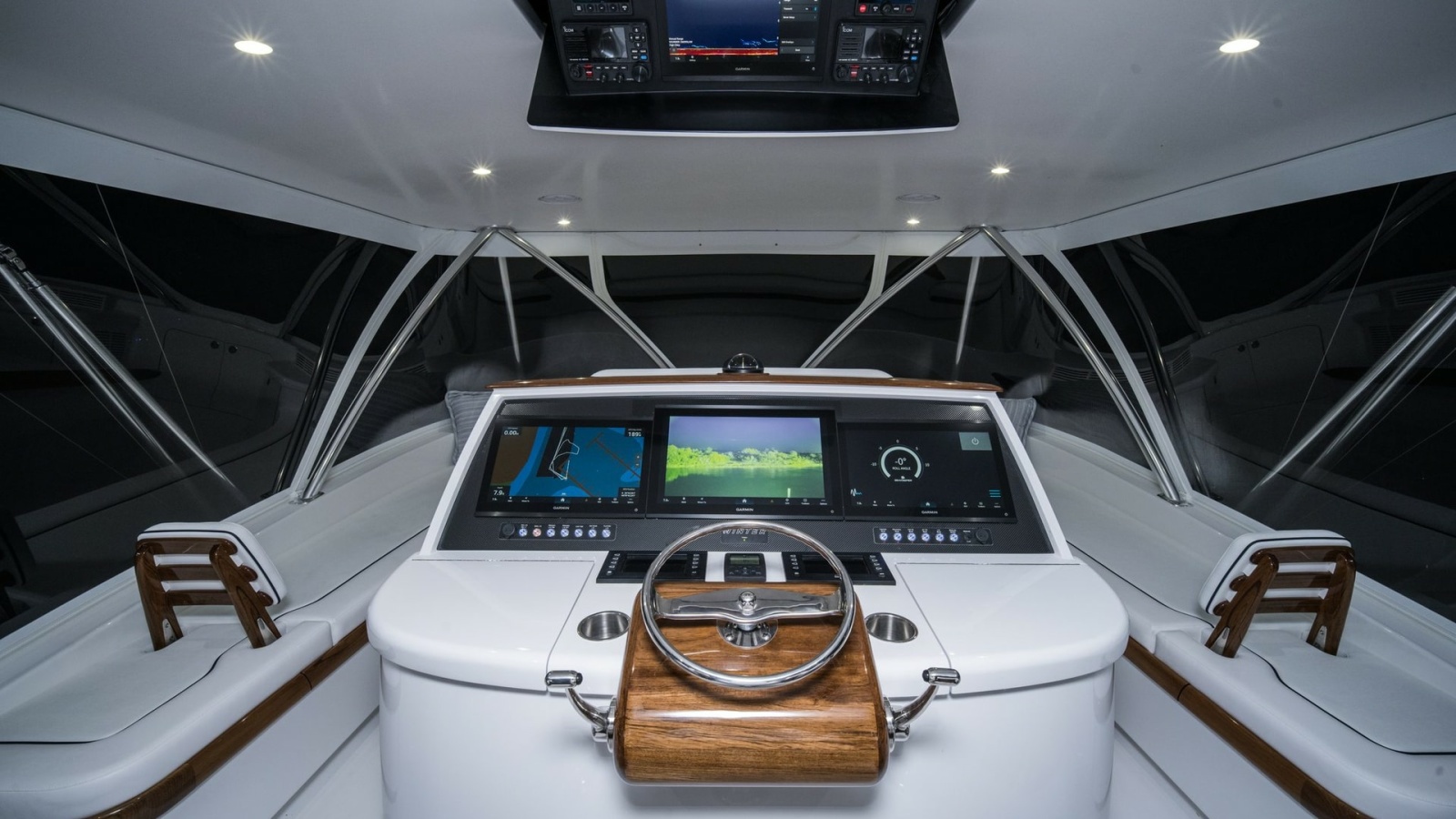 2026 Winter Custom Yachts 75 Open Convertible- MISS CARRIE- Cockpit