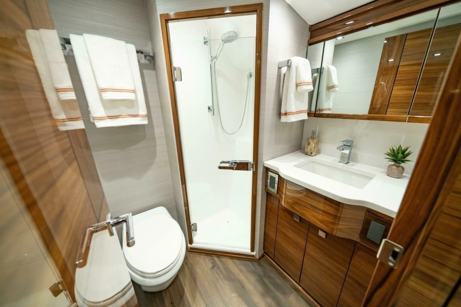 Viking 82 Convertible Crew Stateroom Port Aft Head