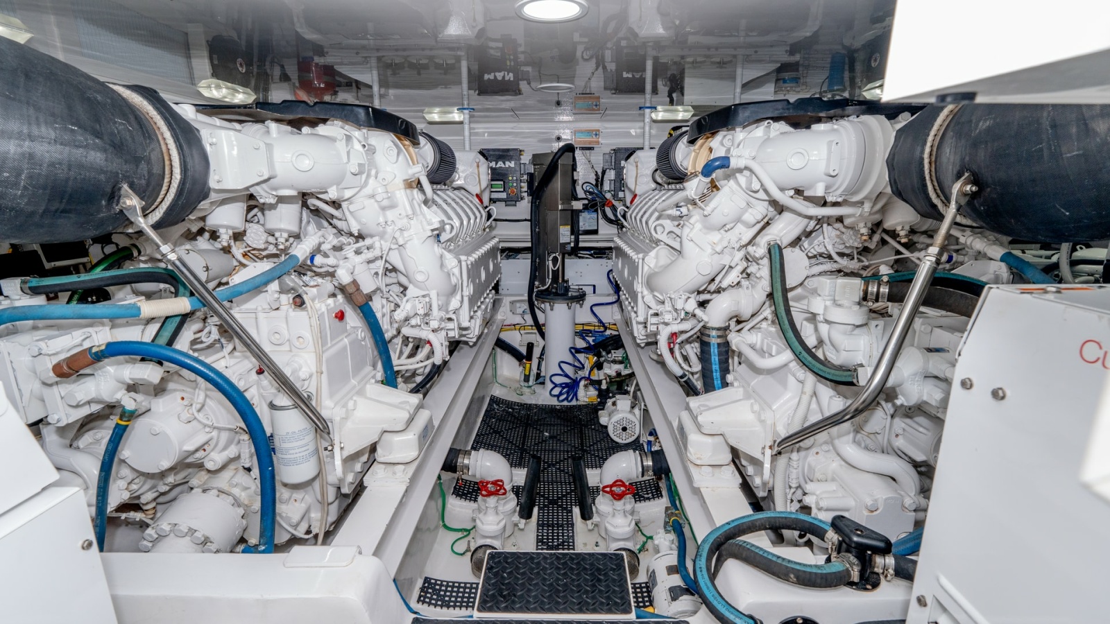 Engine Room with Dual Engines