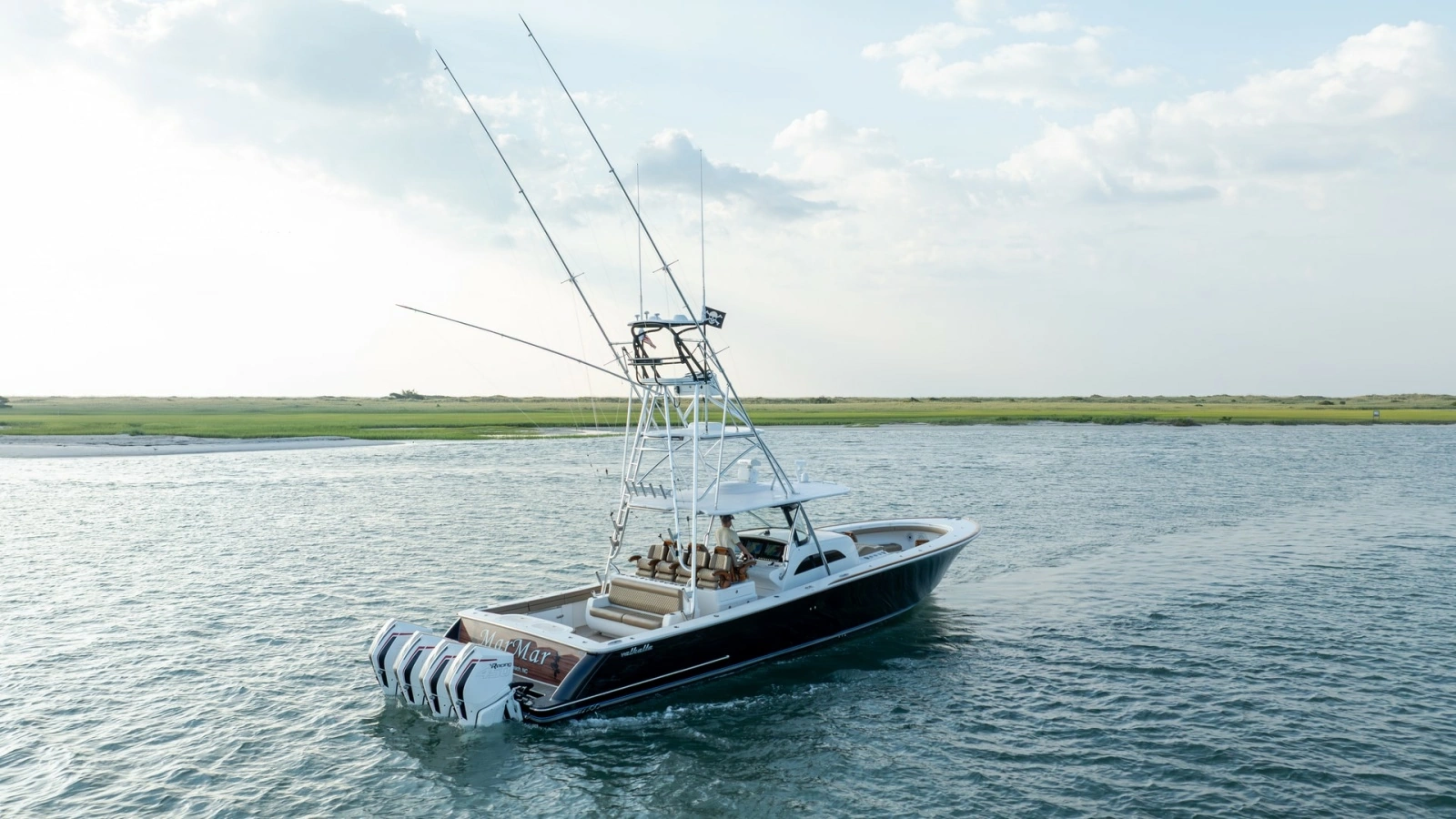 Aerial View of Sport Fishing Deck