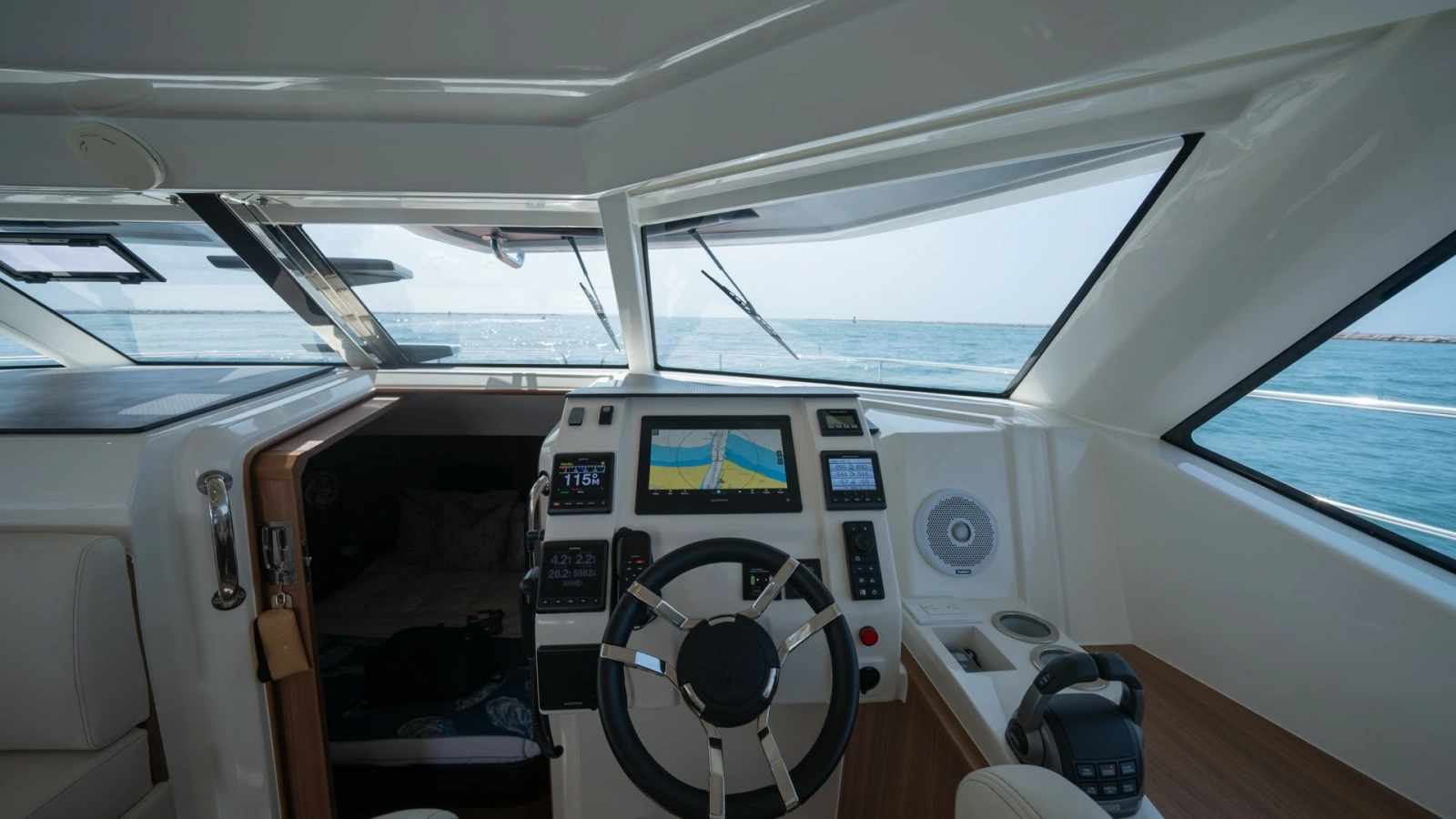 Helm Station with Panoramic Views