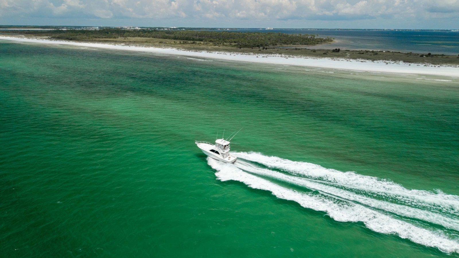 Aerial View of Chao Bella Cruising