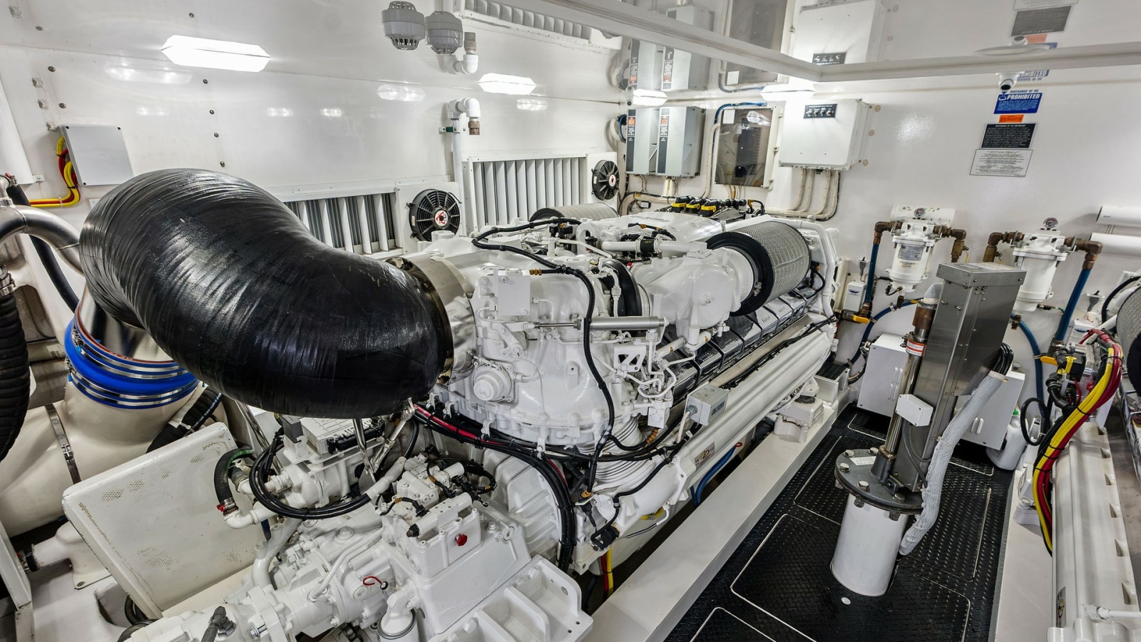 Engine Room with Twin Engines