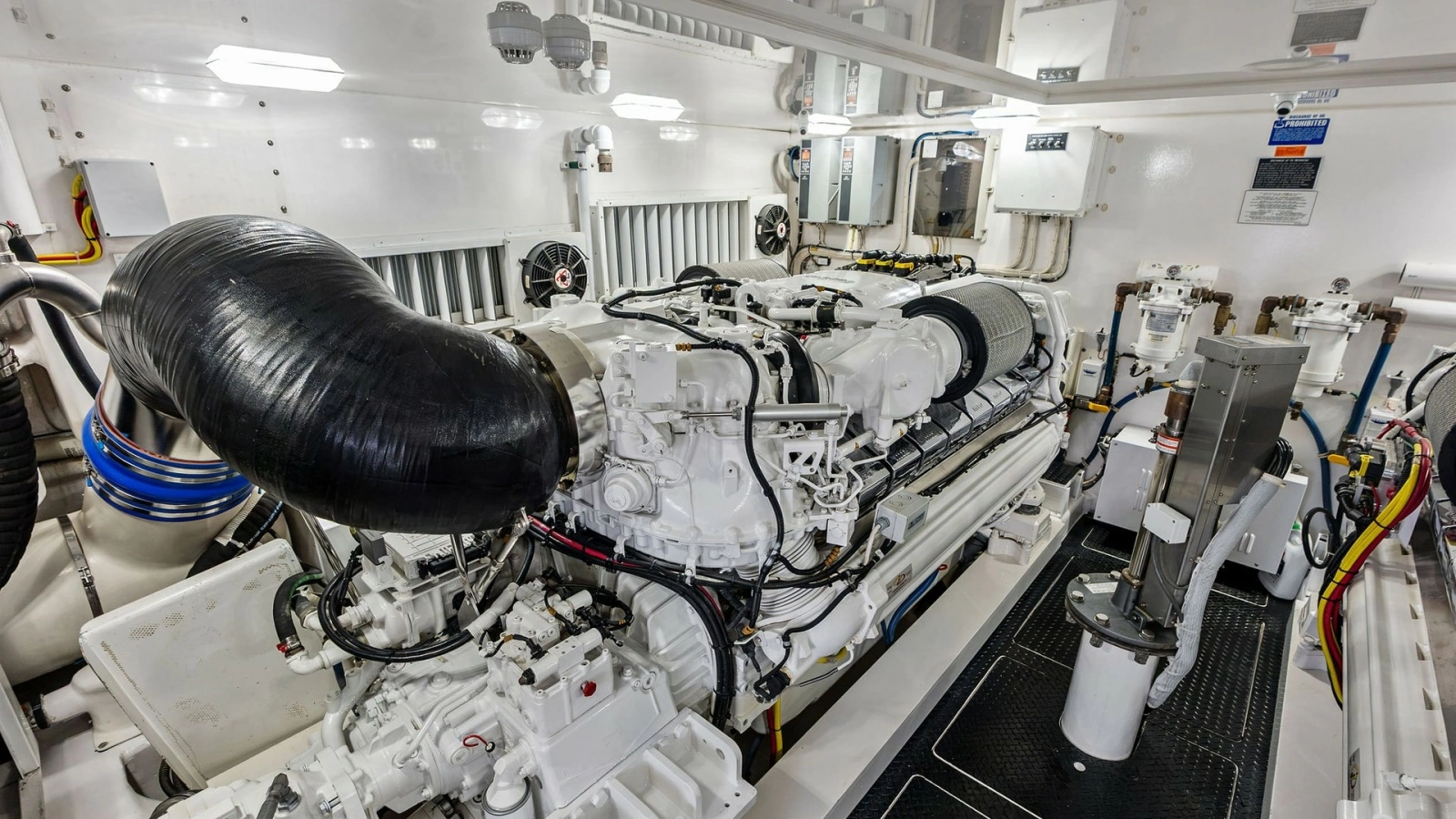 Engine Room with Twin Engines