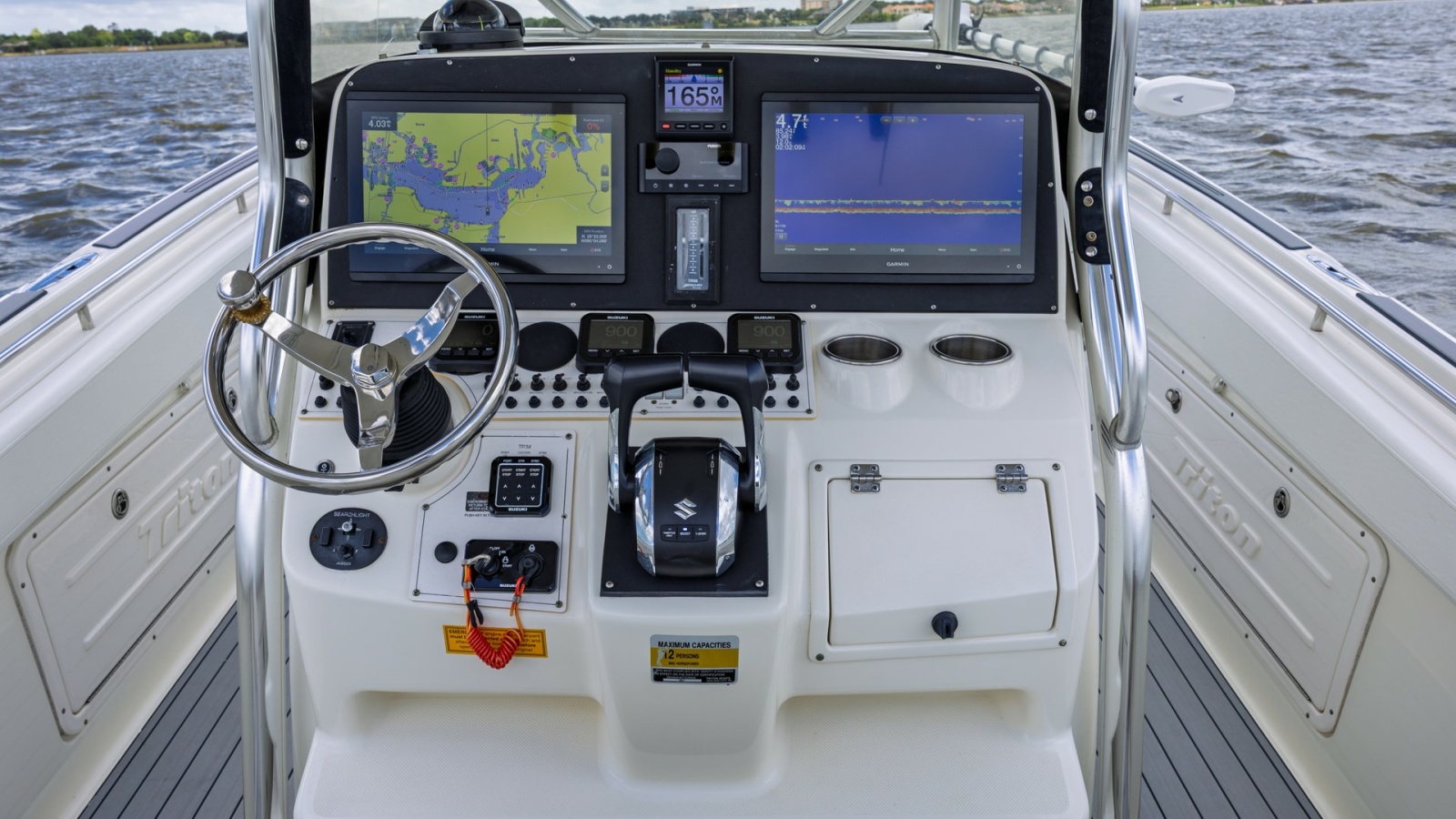 Helm Station with Dual Displays