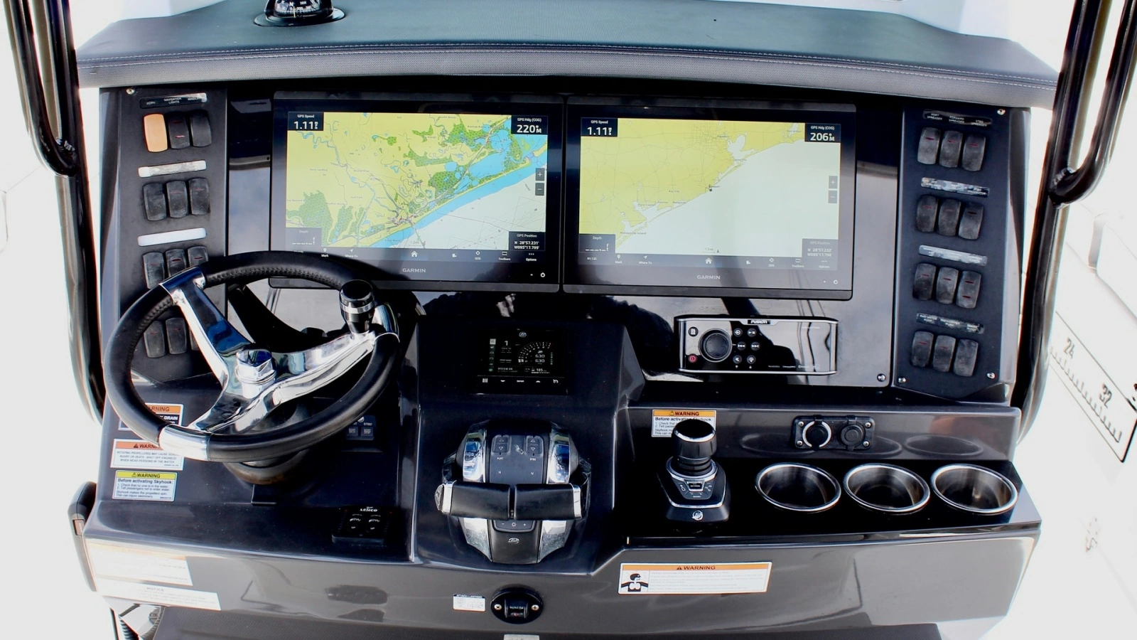 Helm Station with Dual Displays