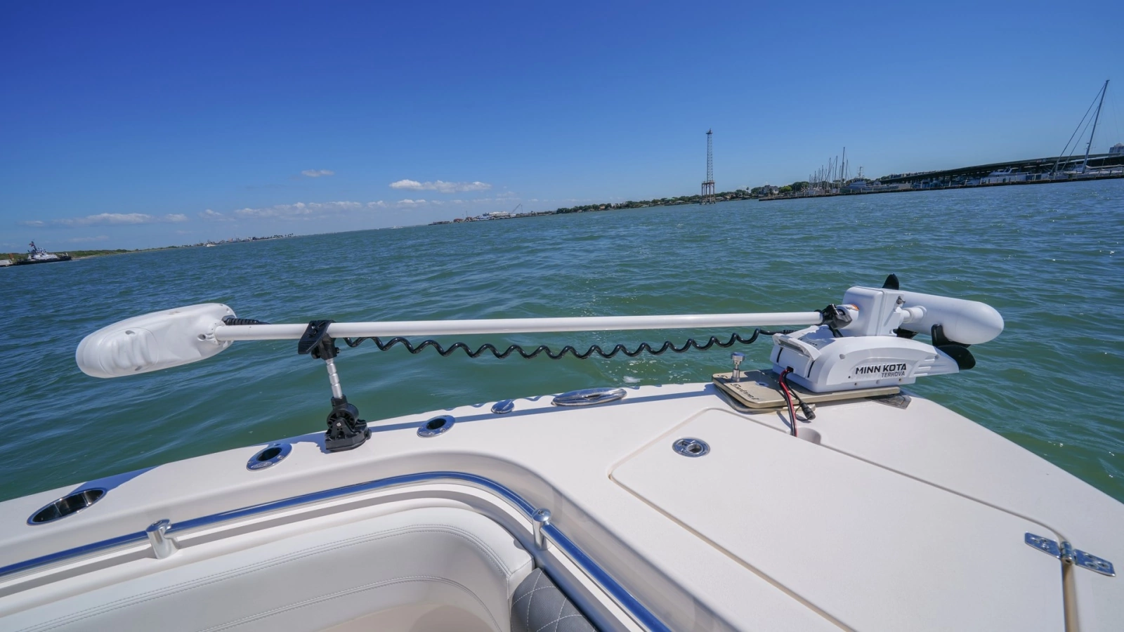 Bow with Trolling Motor