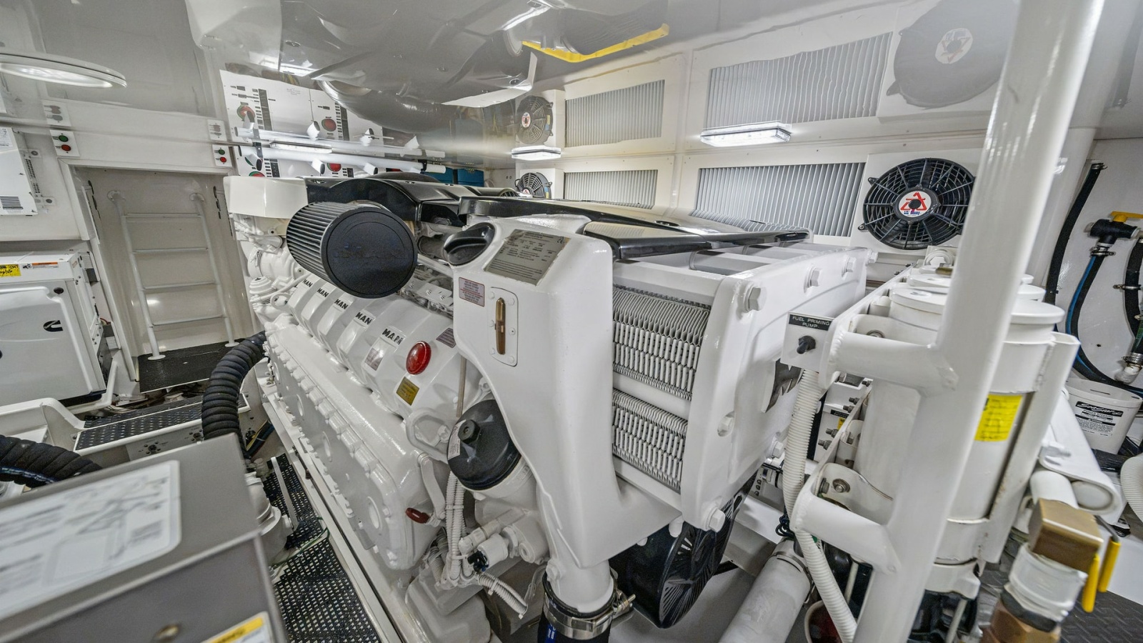 Engine Room with Twin Engines