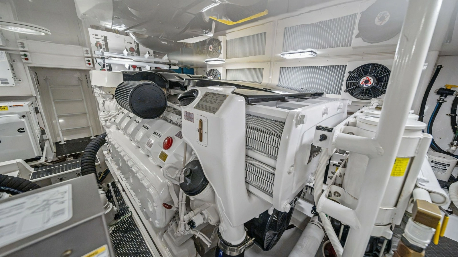 Engine Room with Twin Engines