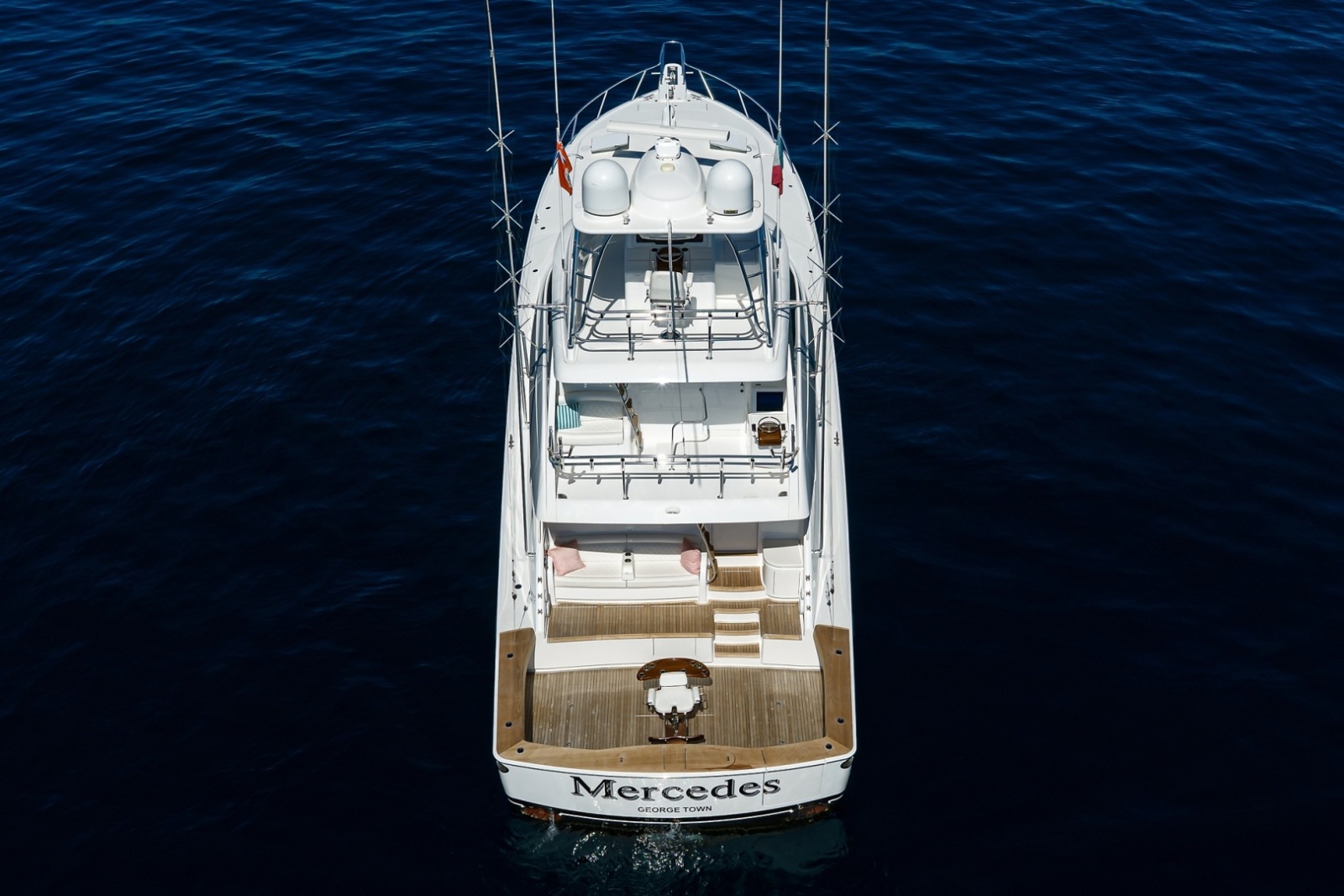 Viking 80 MERCEDES - Aerial Profile