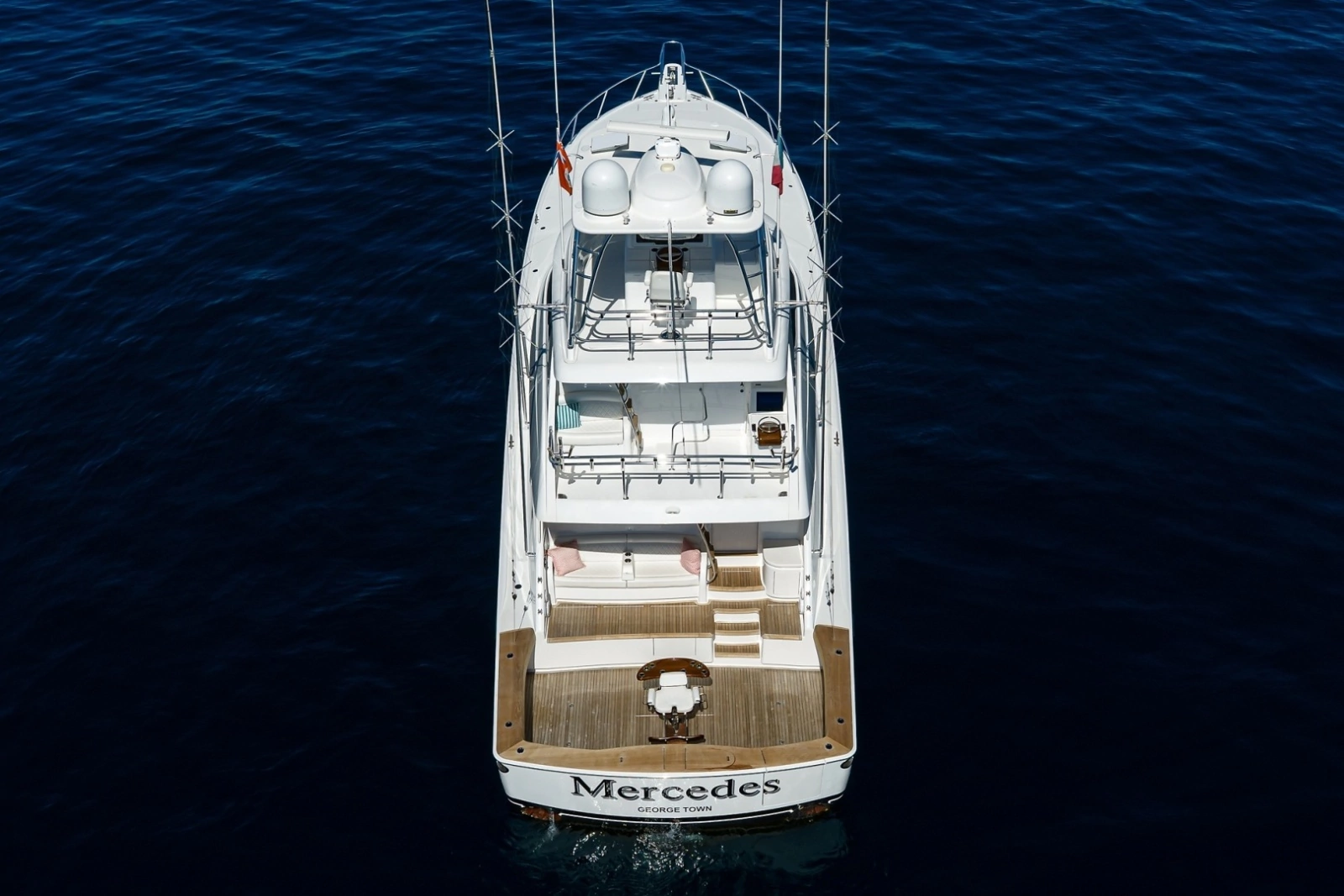 Viking 80 MERCEDES - Aerial Profile