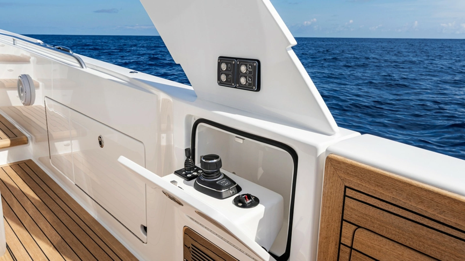 Teak Deck with Control Station