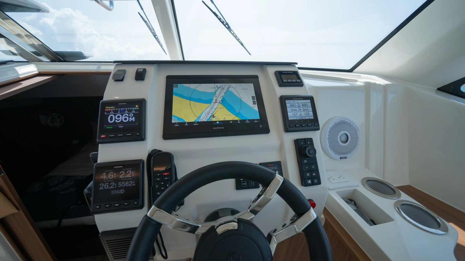 Helm Station with Navigation Display