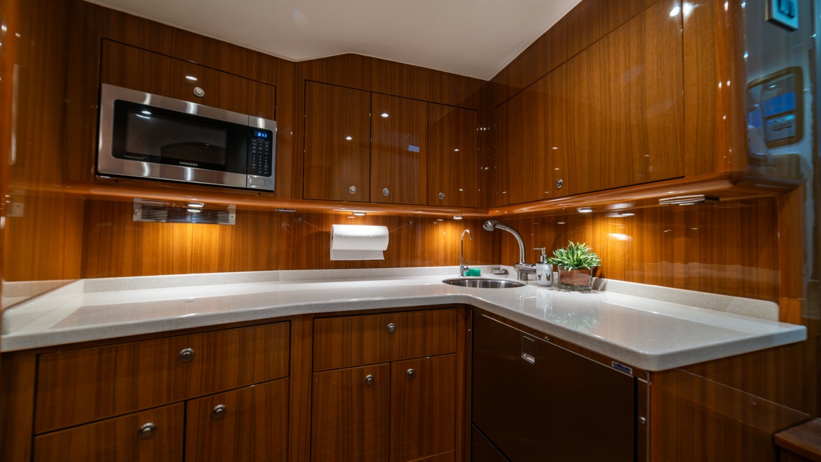 Galley with Modern Amenities