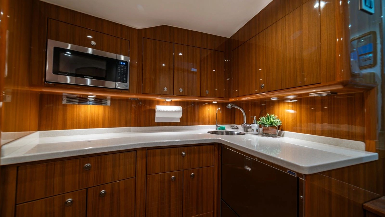 Galley with Modern Amenities