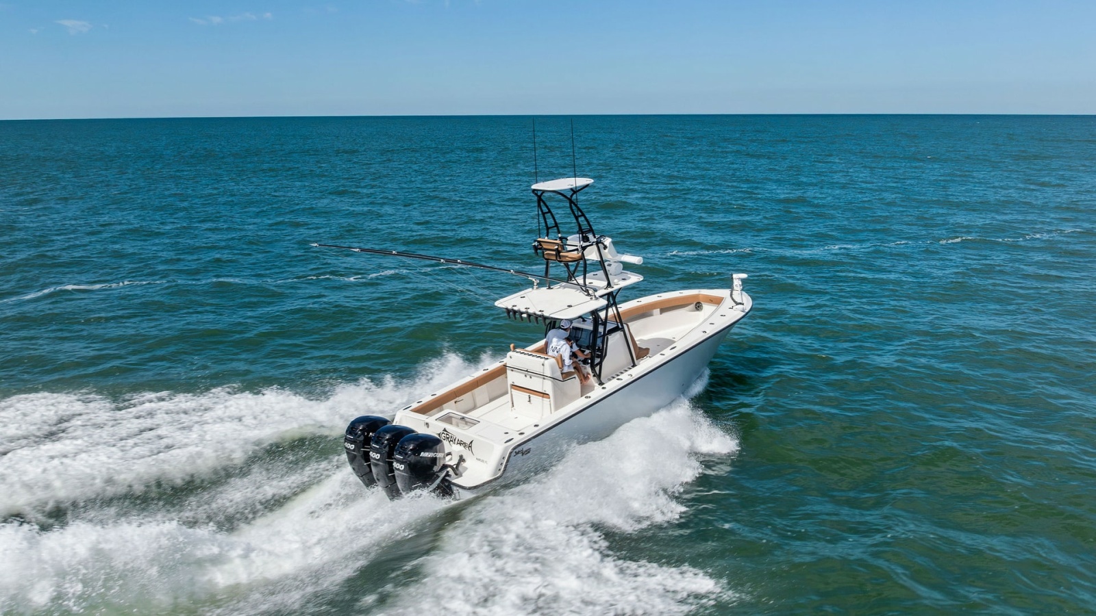Aerial View of 2024 SeaVee 340B