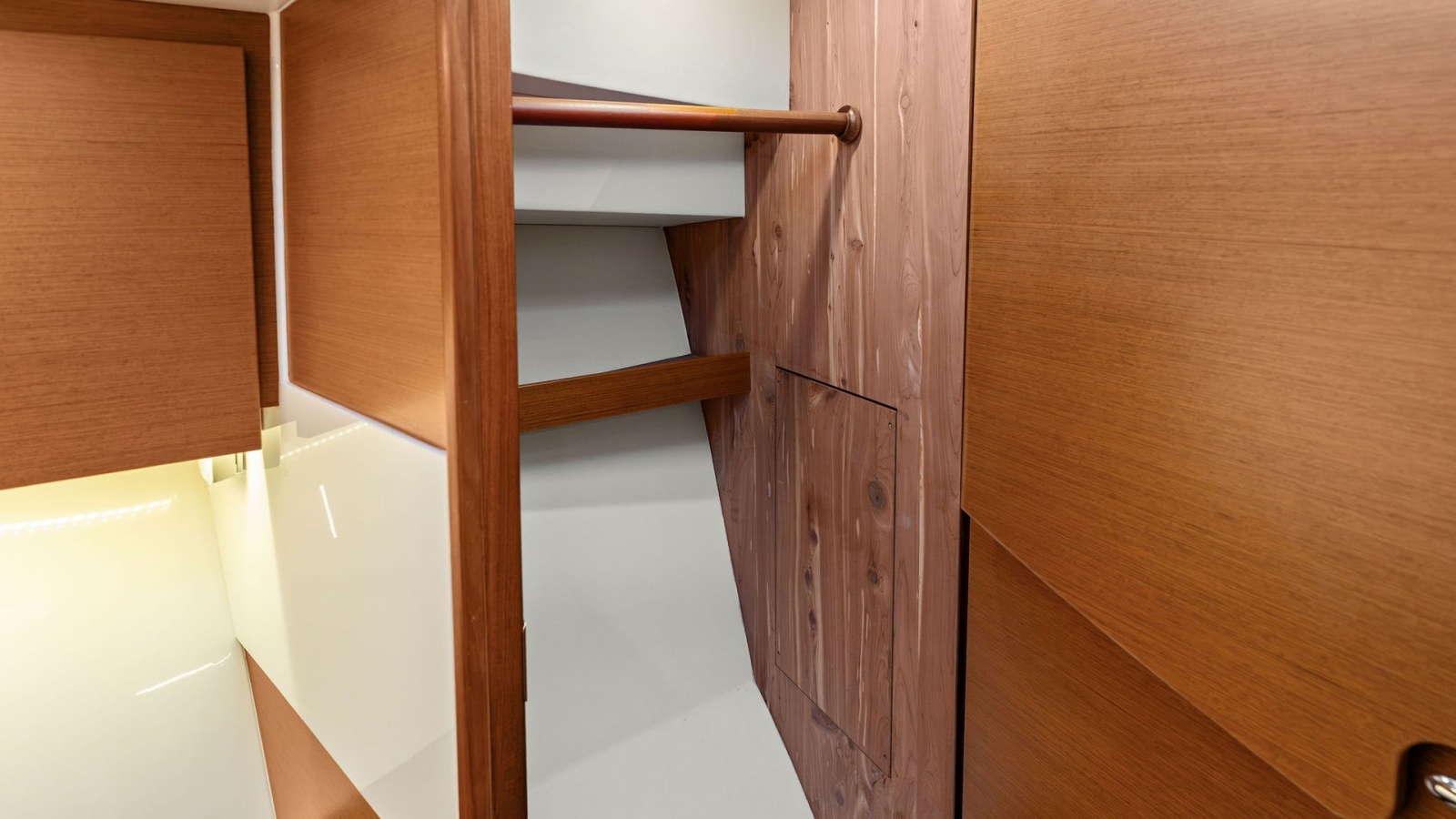 Interior Stairwell and Storage Area