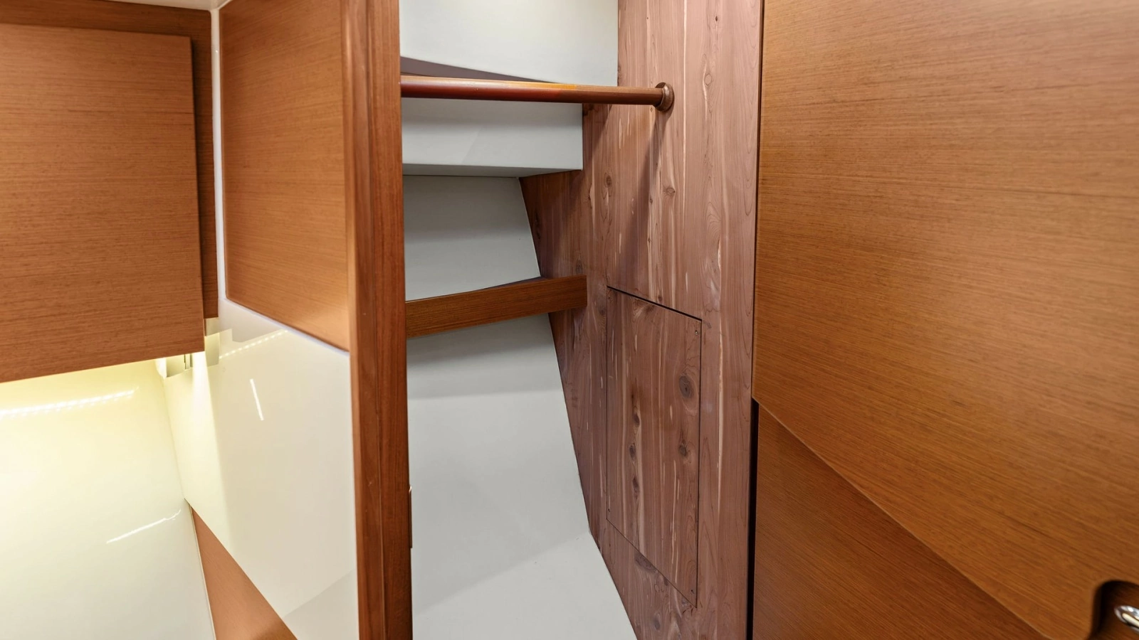 Interior Stairwell and Storage Area