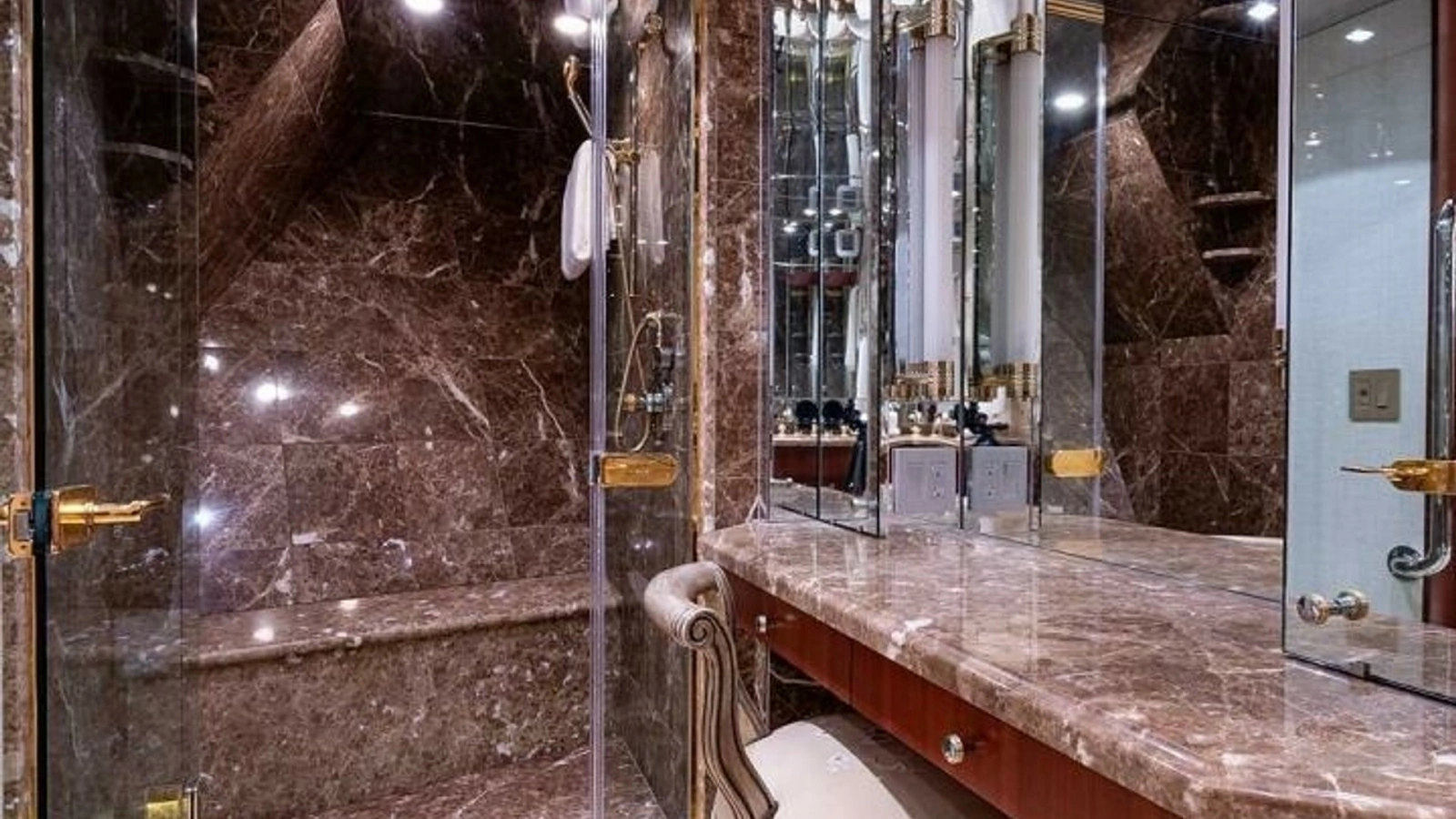 Luxurious Marble Ensuite Bathroom