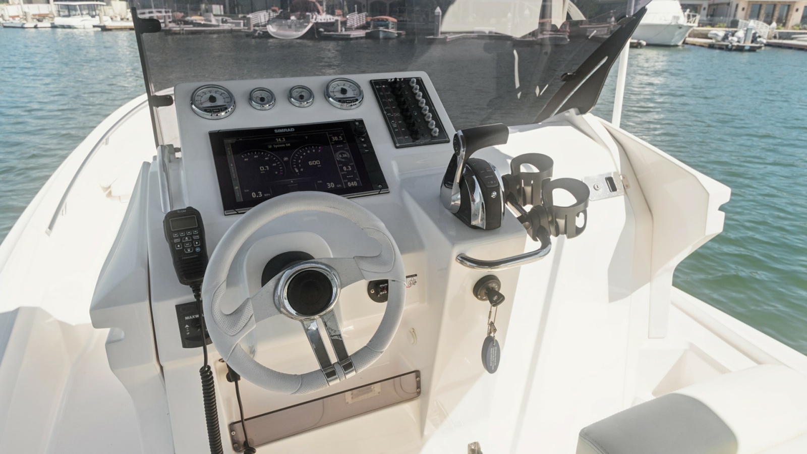 Helm Station with Modern Controls