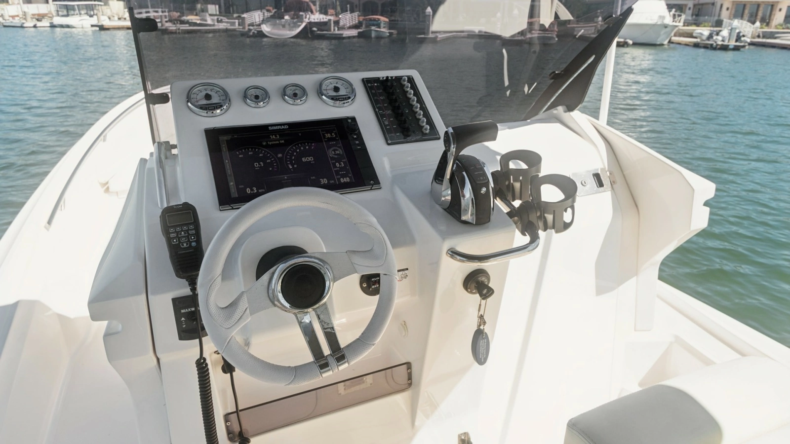 Helm Station with Modern Controls