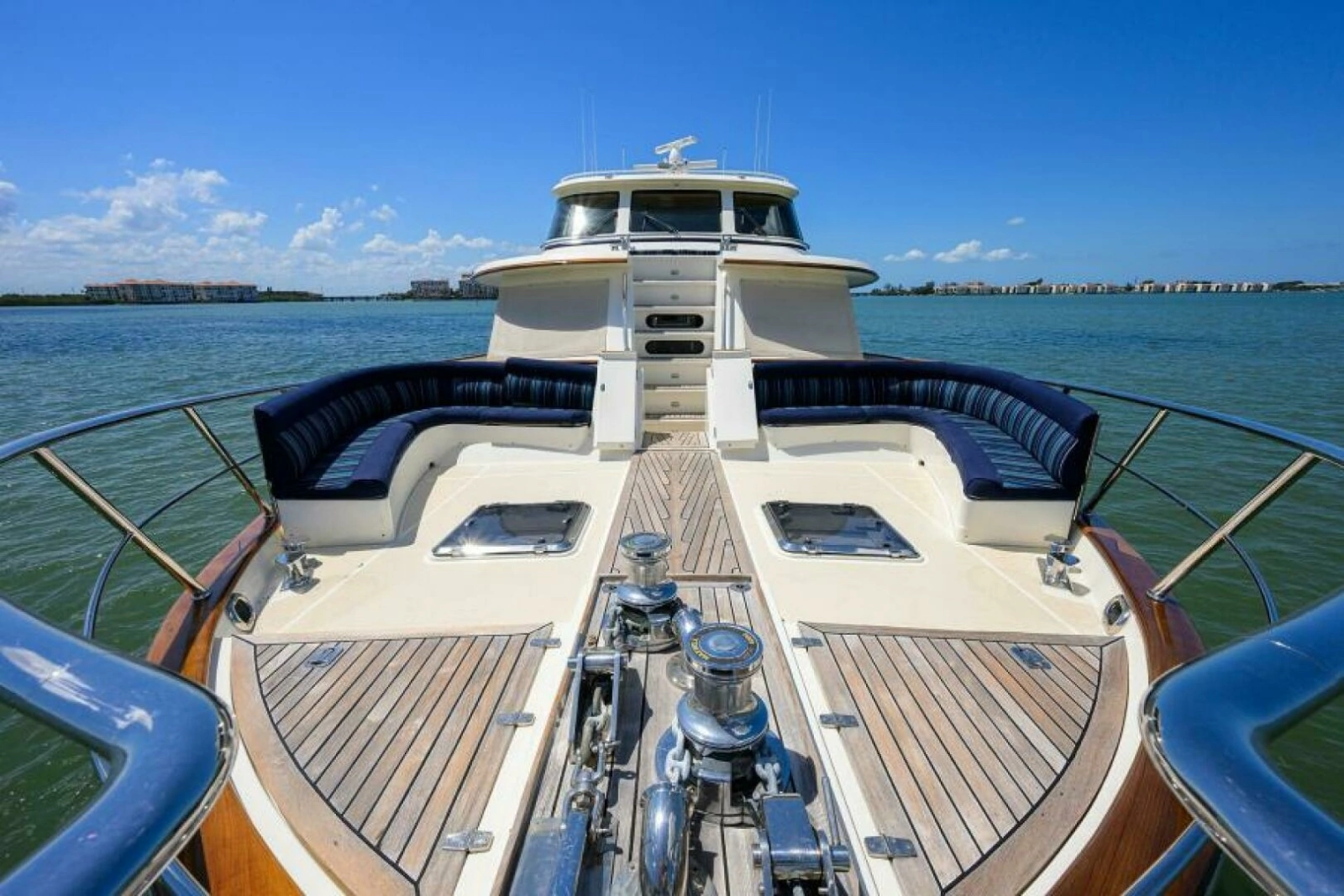 On Deck Master 97ft Marlow Yacht For Sale