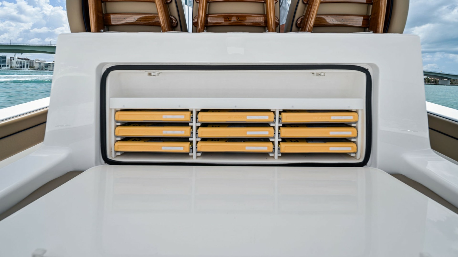 Center Console Tackle Storage