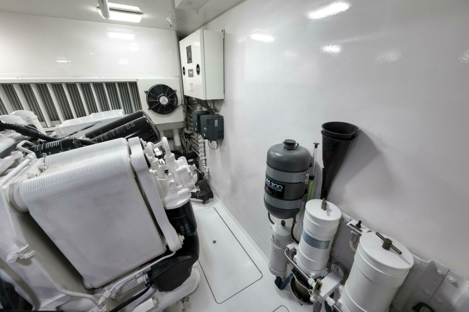 2011 Viking 76 Enclosed Bridge- TEUSEAS- Engine Room