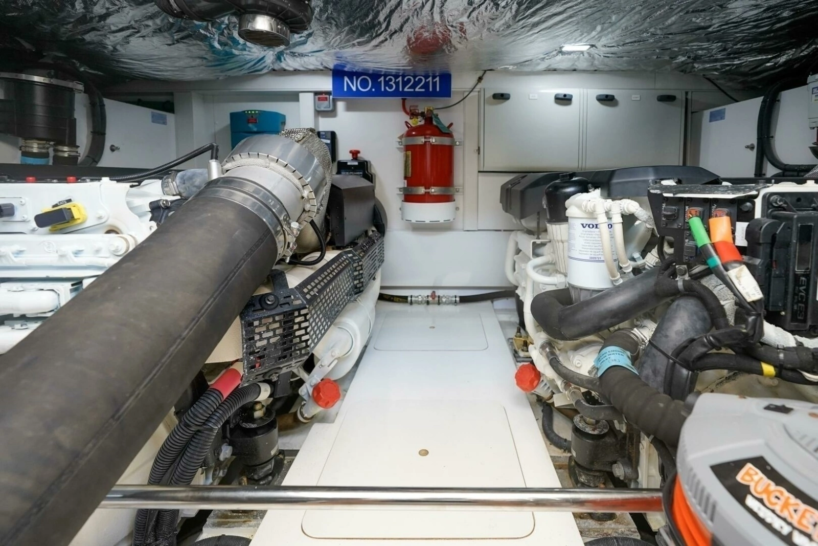 2021 Princess F50- MAKING TIME- Engine room