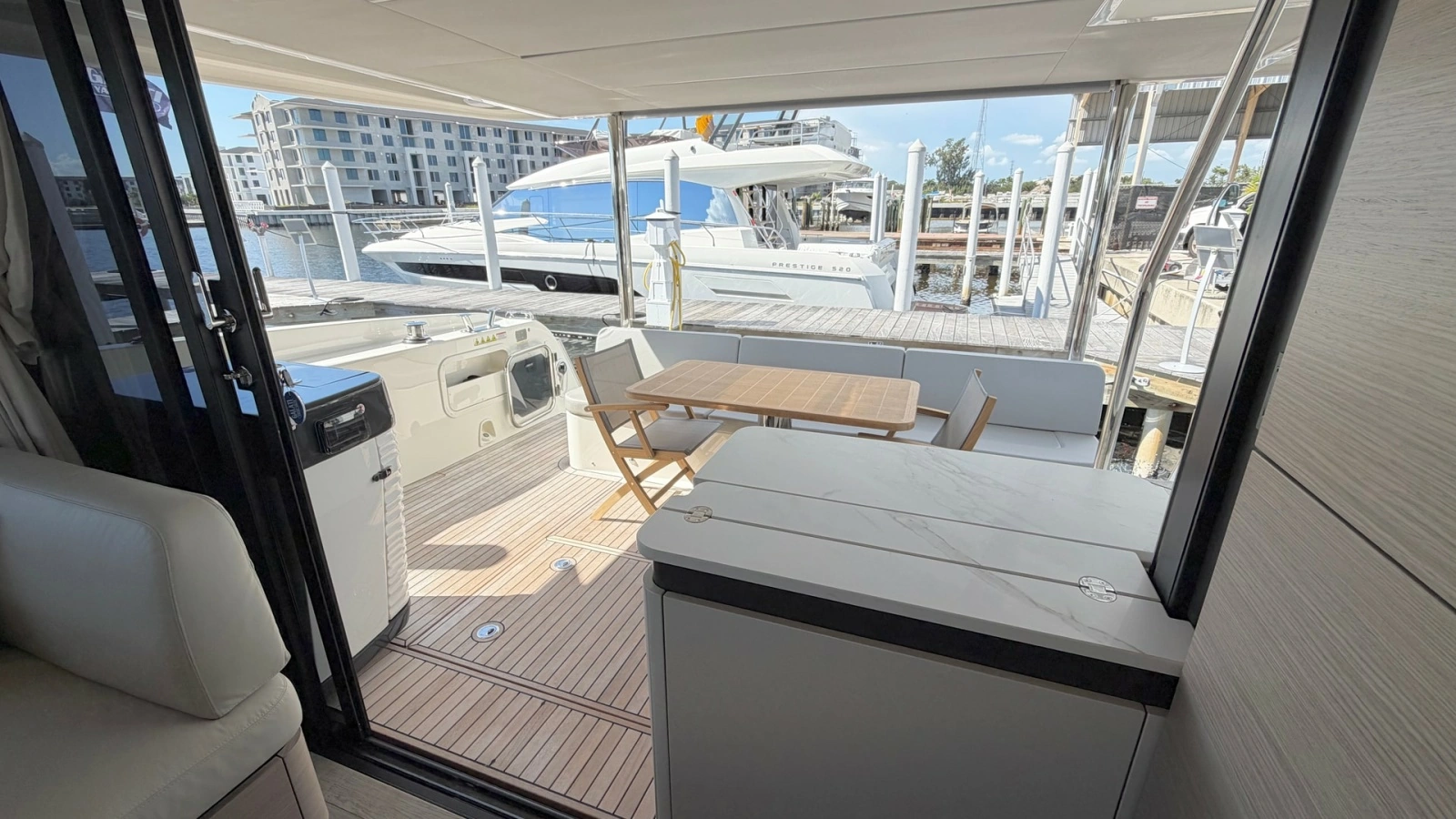 Aft Deck with Dining Area
