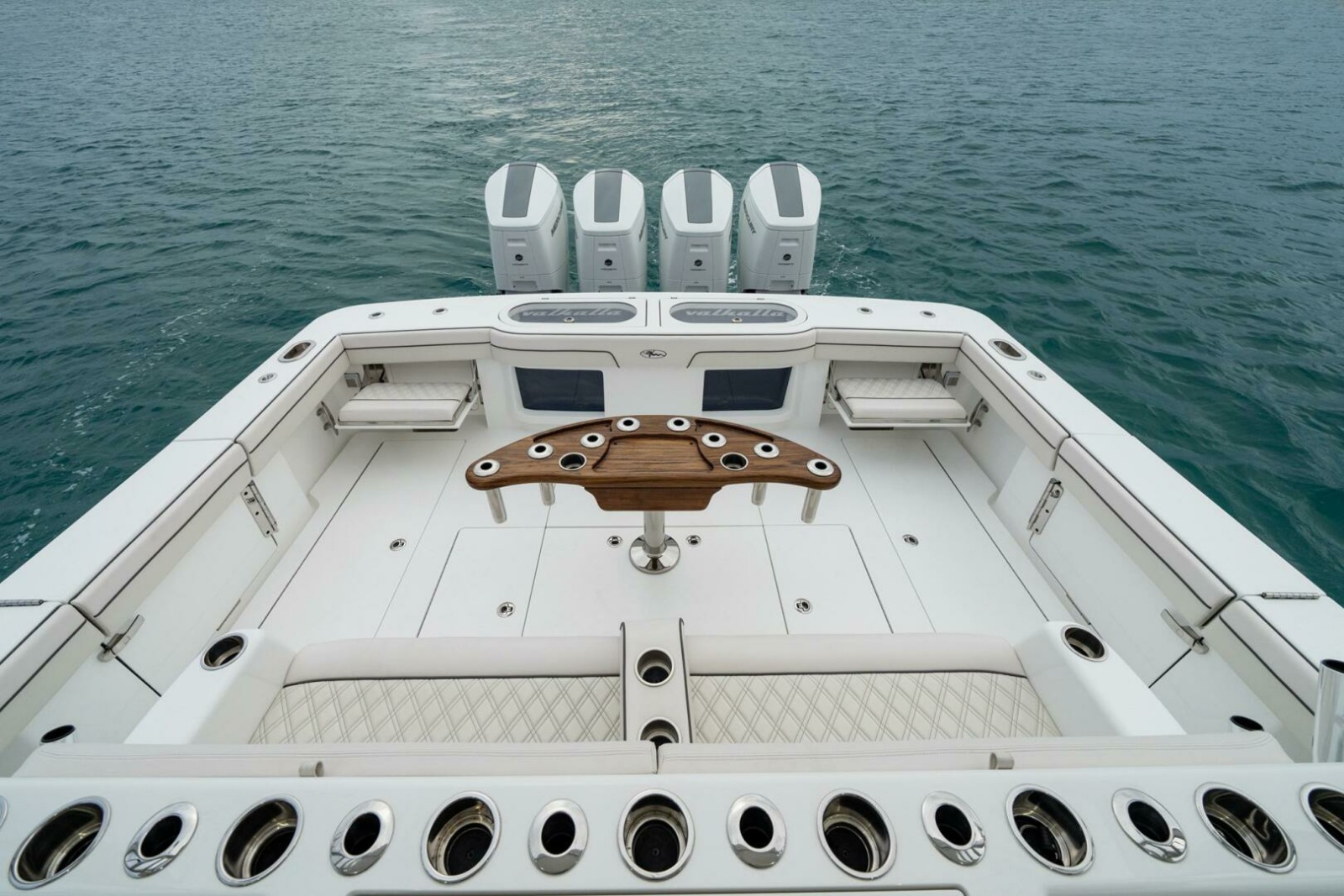 Spacious Aft Deck with Rod Holders