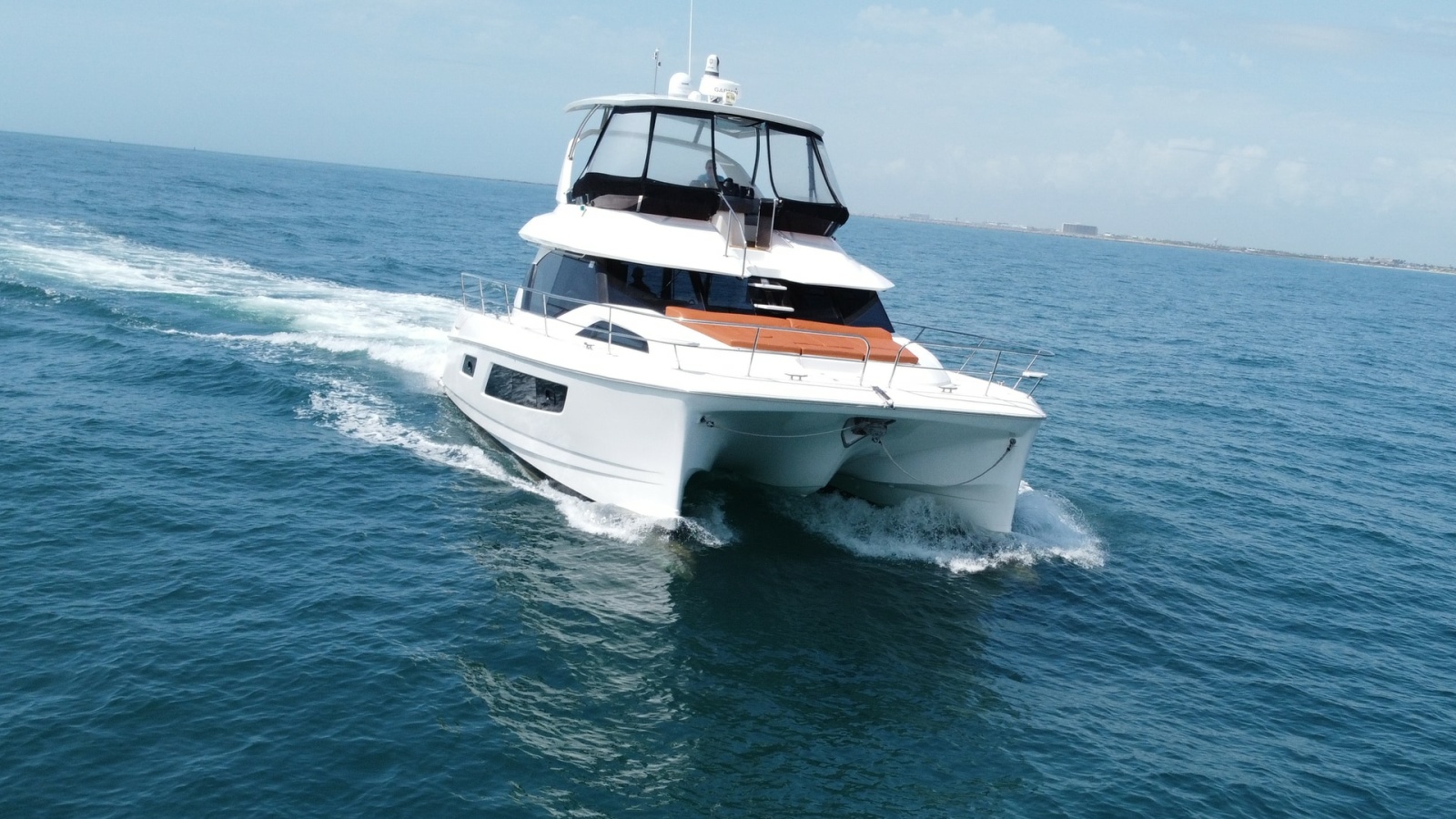 Aquila 44 CAT Bow View